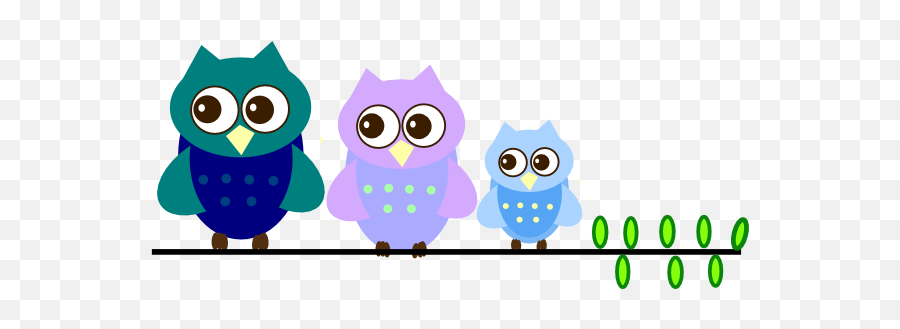 Blue Family Owl Clip Art At Clkercom - Vector Clip Art Emoji,Families Clipart