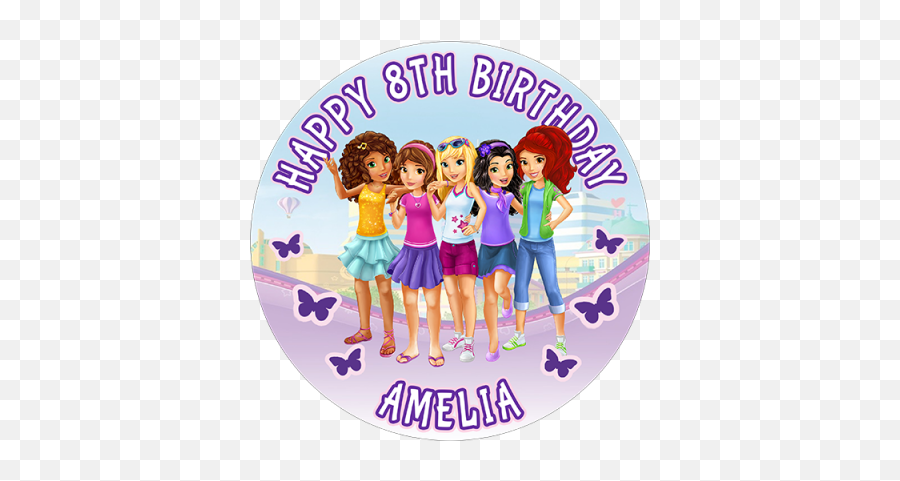 Lego Friends Archives Sweet Tops - Personalised Edible Emoji,Happy Birthday Friend Clipart