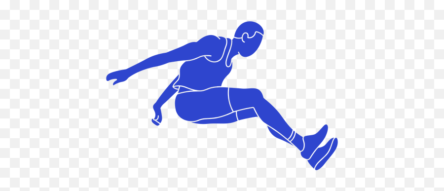 Male Long Jumper Stroke Transparent Png U0026 Svg Vector Emoji,Relay Race Clipart