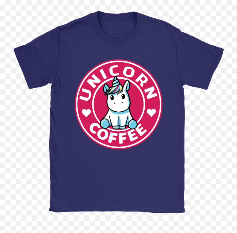 Unicorn Coffee Mashup Starbucks Logo Shirts U2013 Nfl T - Shirts Emoji,Pictures Of Starbucks Logo