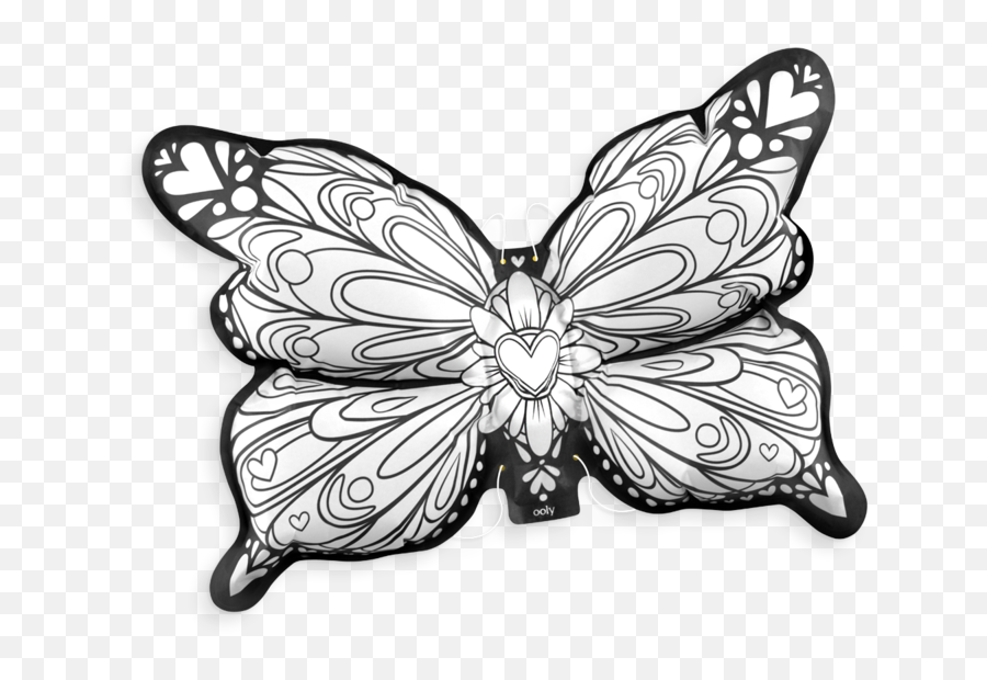 3d Colorables Butterfly Wings - Toy Clipart Full Size Emoji,Butterfly Wing Clipart
