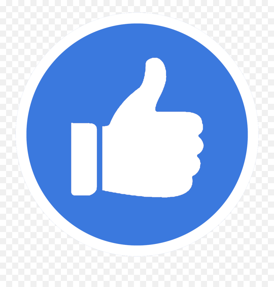 Free Transparent Like Button Png - Transparent Logo Facebook Like Emoji,Like Button Png