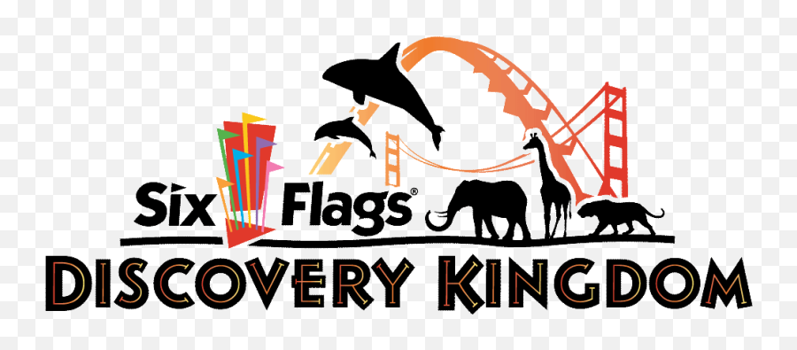 Six Flags Logos - Six Flags Discovery Kingdom Emoji,Six Flags Logo