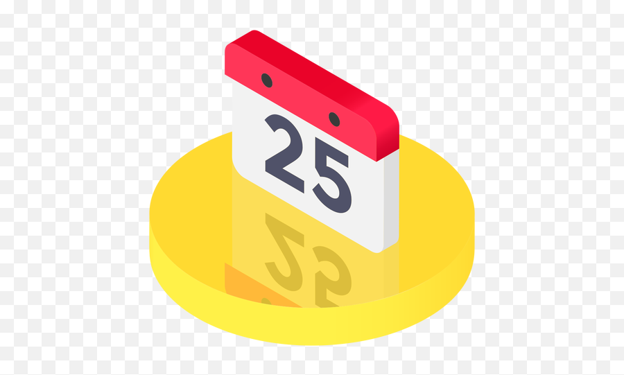 Isometric Calendar Icon - Isometric Calendar Icon Png Emoji,Calendar Icon Png