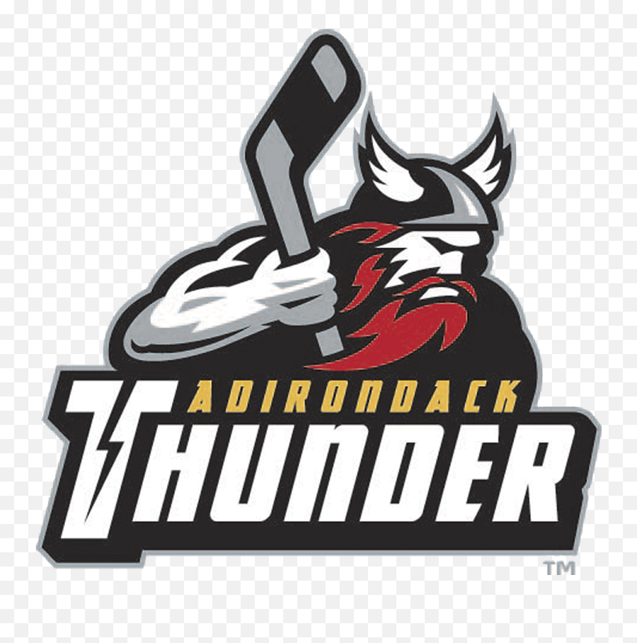 Adirondack Thunder Logo And Symbol - Adirondack Thunder Logo Emoji,Thunder Logo