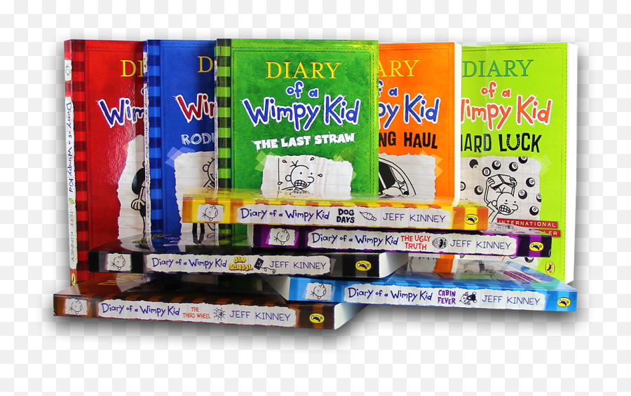 Download Diary Of A Wimpy Kid 10 Books Box Set Collection - Horizontal Emoji,Book Transparent Background