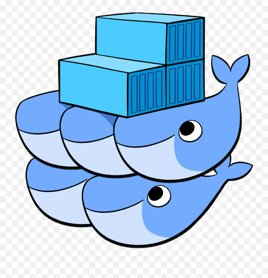 Docker Swarm Logo Clipart - Docker Swarm Emoji,Docker Logo