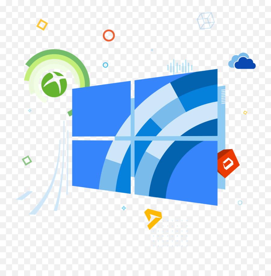 Download Hd Windows 10 Background Png - Logo Pour Windows 10 Png Emoji,Windows 10 Logo