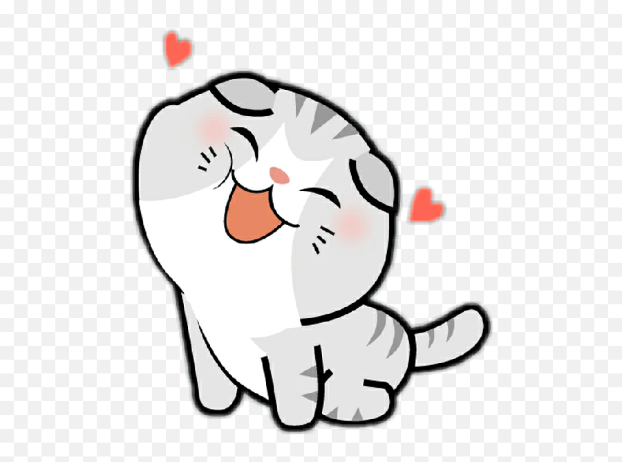 Kawaii Cat - Kawaii Png Cute Transparent Cartoon Jingfm Kawaii Clipart Png Emoji,Cute Transparent