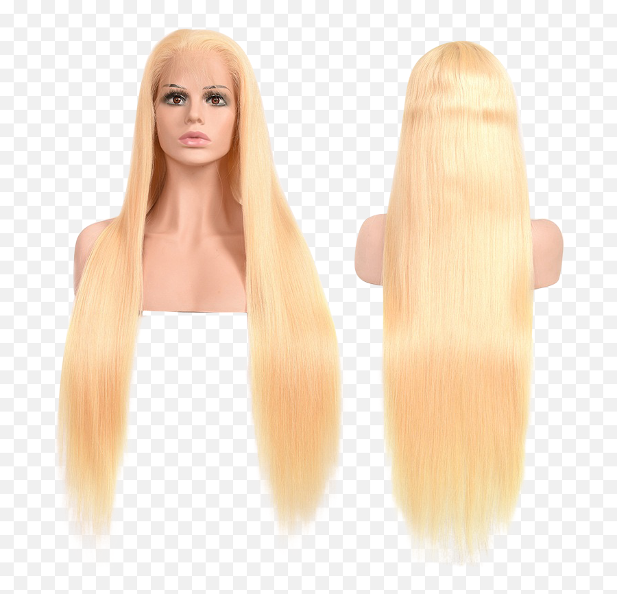 Blonde Luxury Lace Wig - Hair Design Emoji,Transparent Lace Wigs
