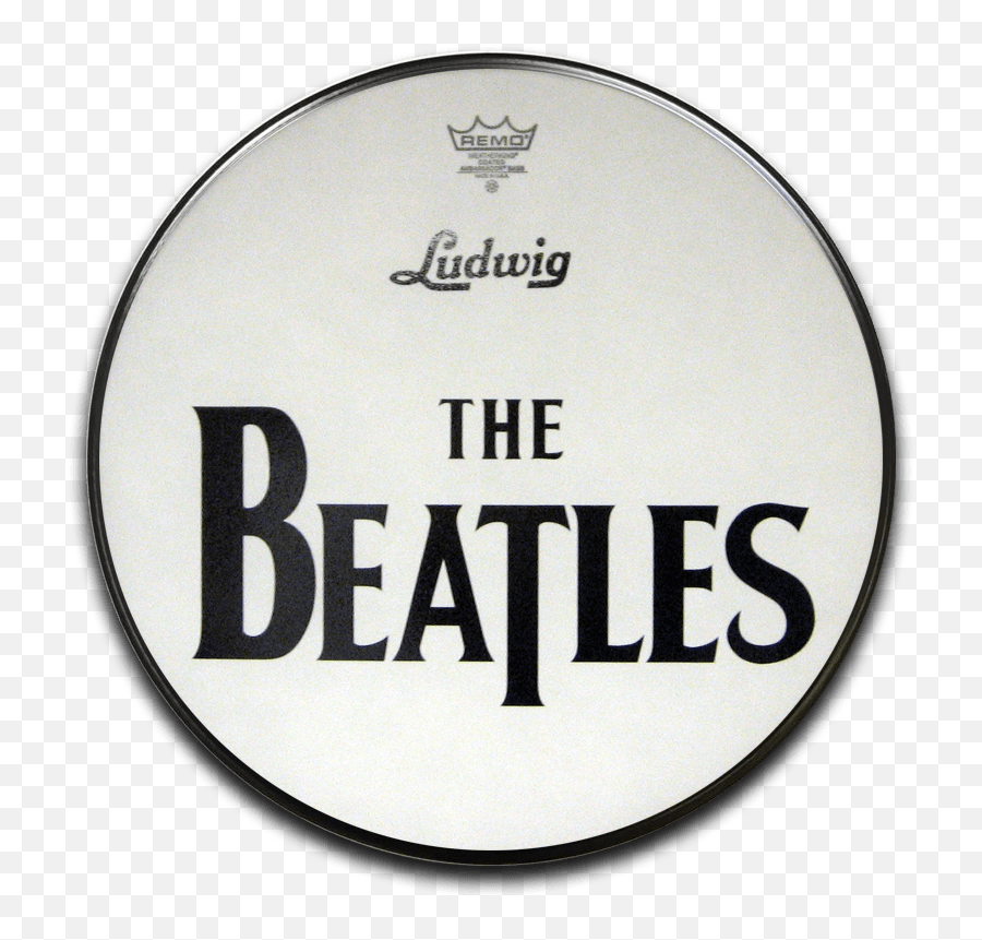 Ludwig Drum Head The Beatles - Beatles Drum Logo Ludwig Emoji,The Beatles Logo