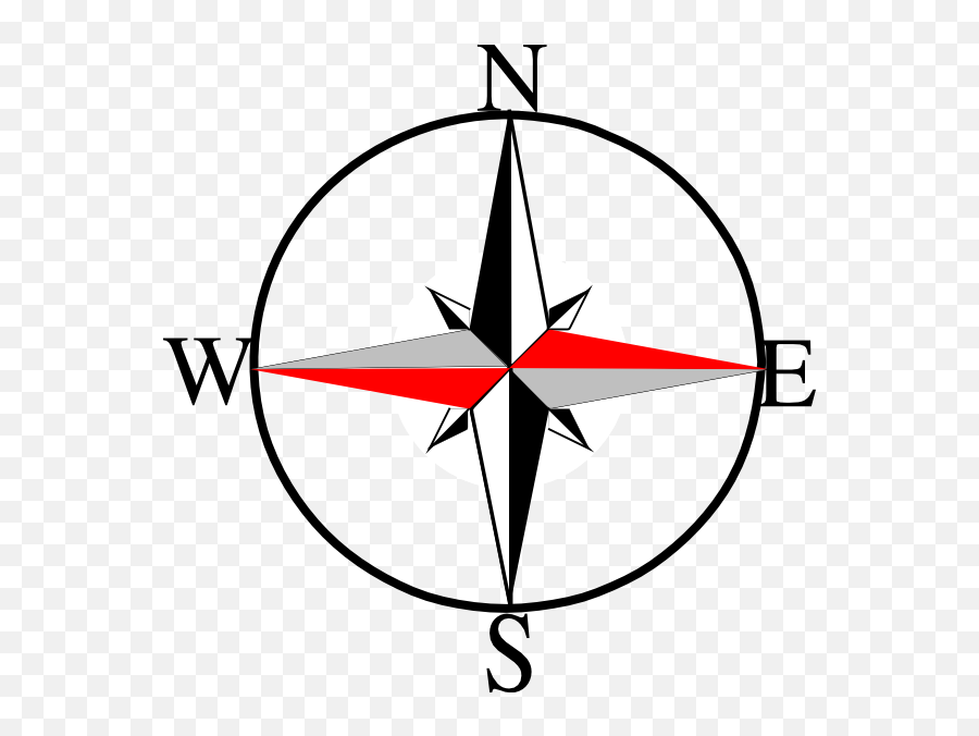 South Clipart Compass Clipart - East West North South Logo North East West South Compass Png Emoji,Western Cliparts