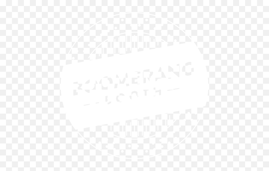 Boomerang Booth A Modern Photo Booth - Boomerang Word Black And White Emoji,Boomerang Logo