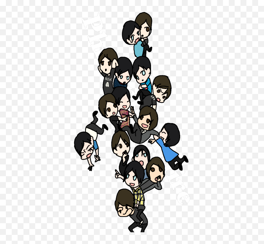 Cartoon Transparent Png Image Emoji,Crowd Of People Clipart