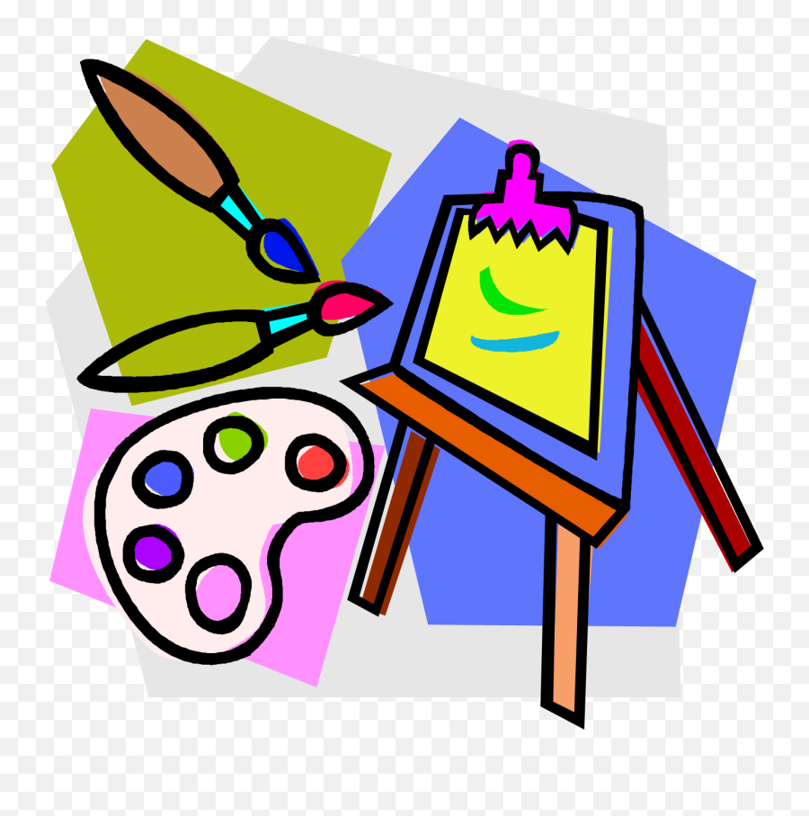 Clipart Of Kindergarten - Art Activities School Clipart Emoji,Kindergarten Clipart