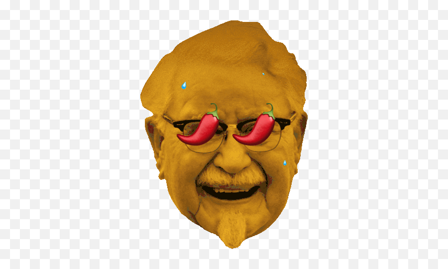 Kfc Hot Gif - Happy Emoji,Kfc Logo Meme