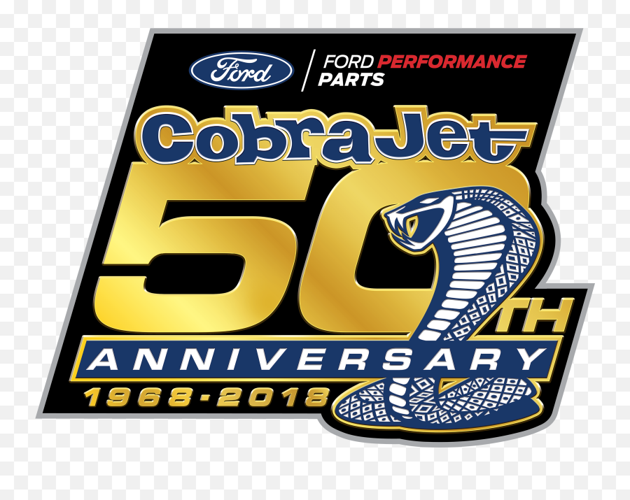 50th Anniversary Cobra Jet Emoji,Cobra Jet Logo