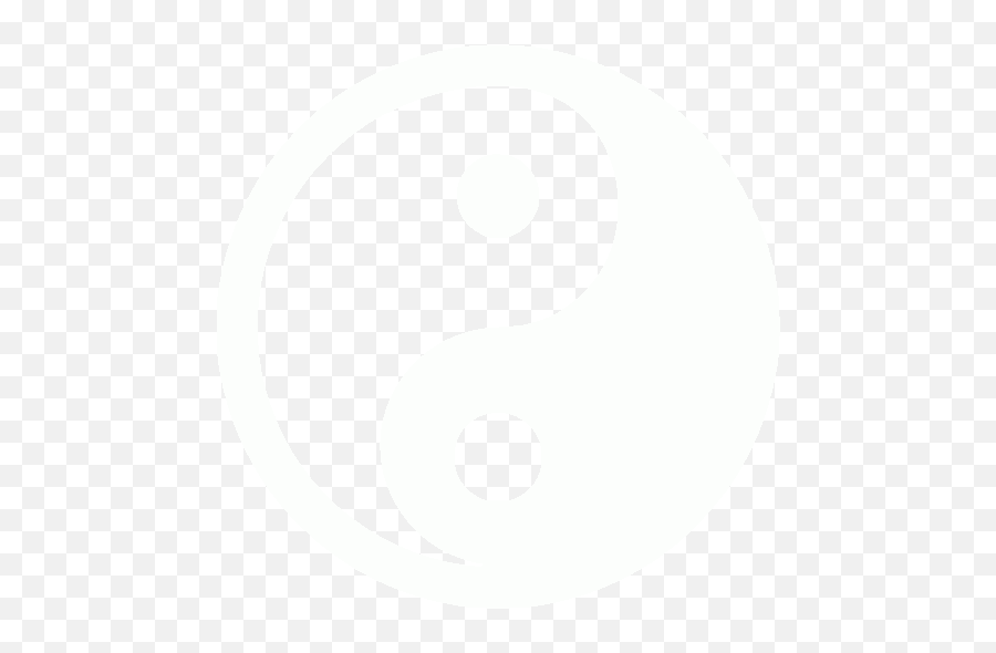 White Yin Yang Icon Emoji,Yin Yang Logo