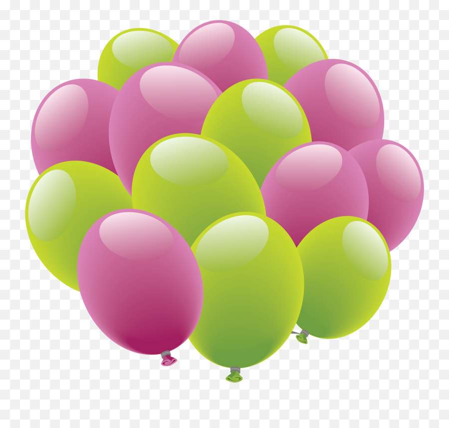 Happy Birthday Aka Pink Green - Birthday Pink And Green Balloons Emoji,Birthday Balloons Clipart