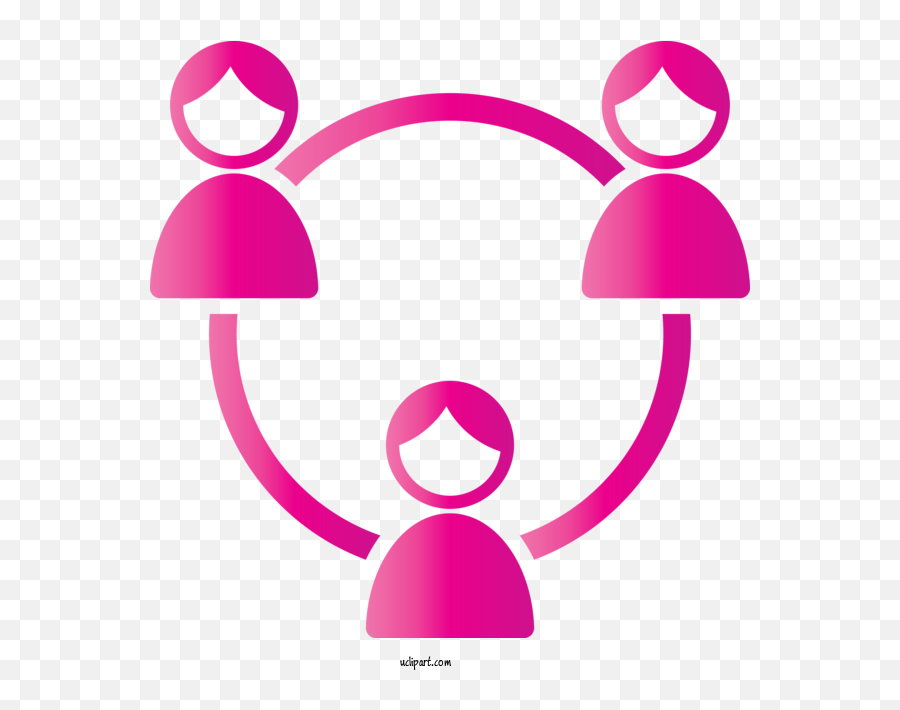 Sports Pink Magenta Circle For Team - Team Clipart Sports Emoji,Sports Transparent Background