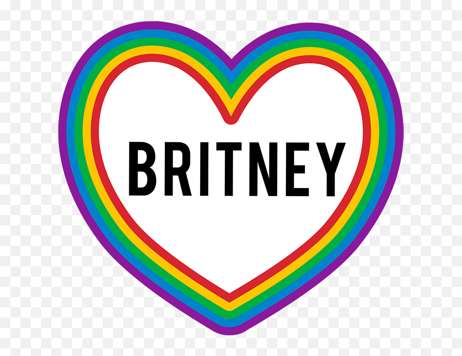 Rainbow 4 Pc Sticker Pack Emoji,Britney Spears Png