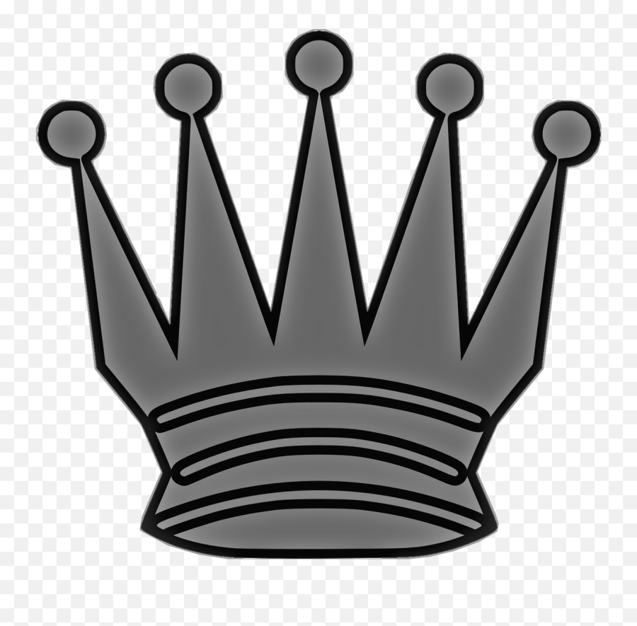 Crown Tiara Royal King Queen Swag Dope Grey - Crown Emoji,Silver Crown Clipart