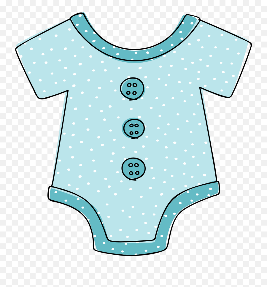 Free Downloadable Baby Onesie Clipart - Baby Shower Emoji,Baby Clipart
