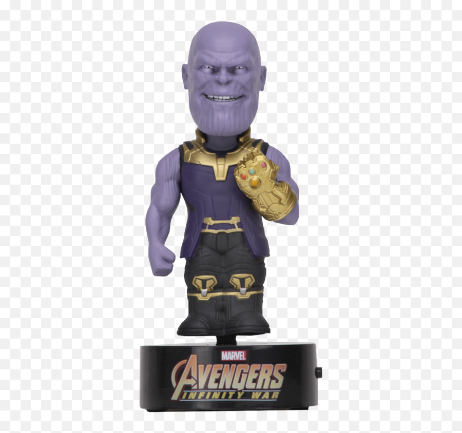 Avengers 3 Infinity War - Thanos 6 Inch Solar Powered Body Emoji,Thanos Face Png