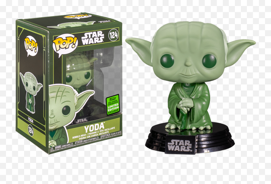 Funko Pop Star Wars Yoda 124 Spring Convention - Yoda Military Green Funko Emoji,Yoda Png