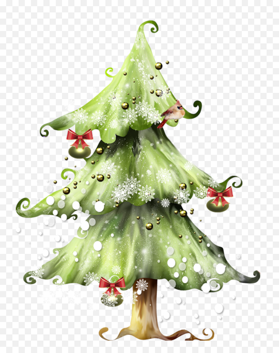 Download Hd Fir Tree Xmas Tree Christmas Trees Christmas - New Year Tree Emoji,Christmas Clipart Png