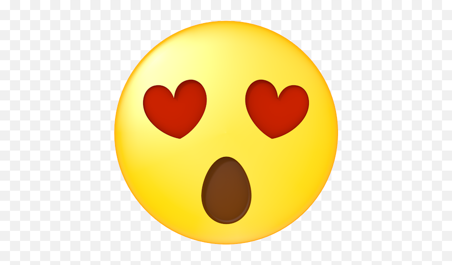 Emoticon Love Eyes - Png Emoji,Heart Eyes Emoji Png