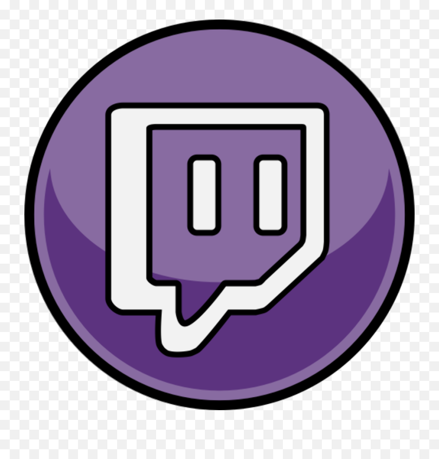 Media Social Twitch Icon - Twitch Cartoon Logo Png Emoji,Twitch Logo