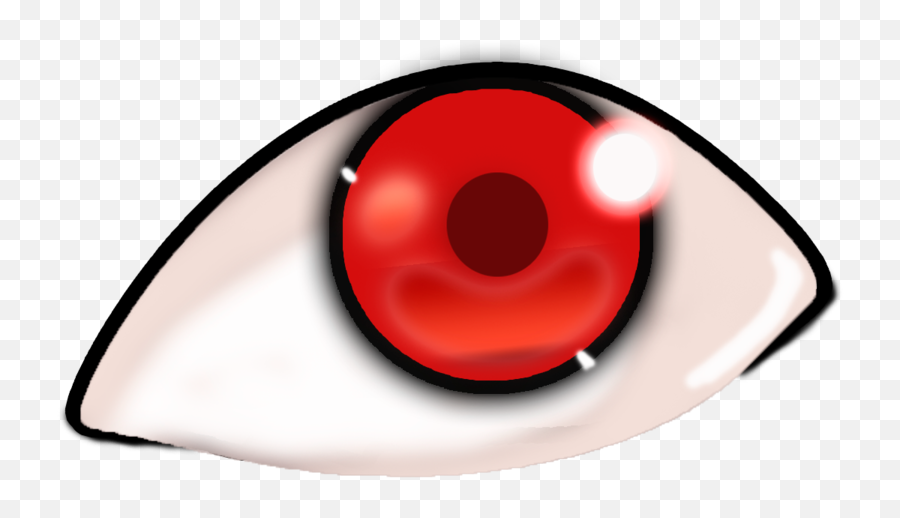 Red Eye Digital Art Clip Art - Red Eye Art Transparent Emoji,Red Eye Png