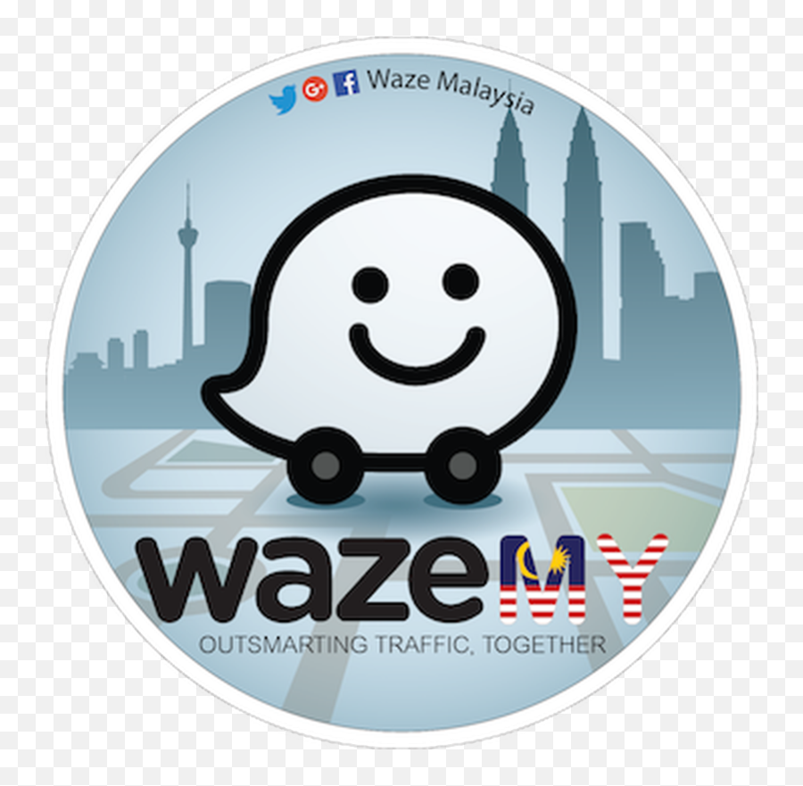Waze Logo Transparent Png - Logo Waze Emoji,Waze Logo