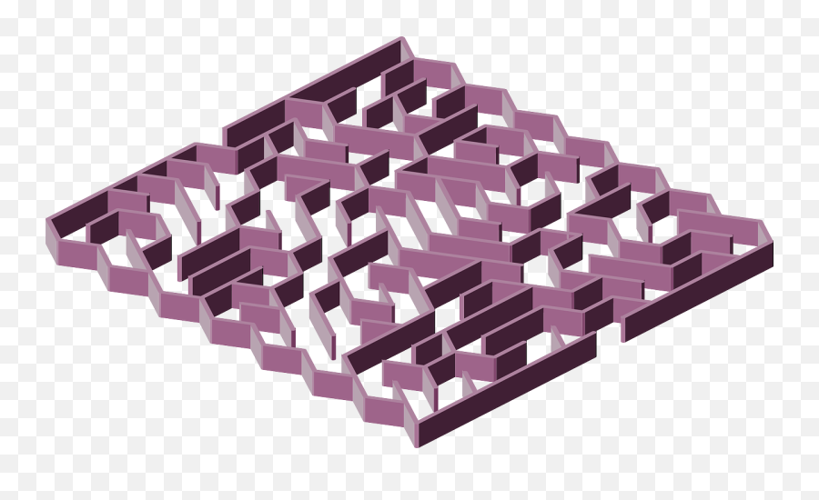 Free Clip Art Maze 3 By Gustavorezende - 3d Maze For Kids Printable Emoji,Maze Clipart