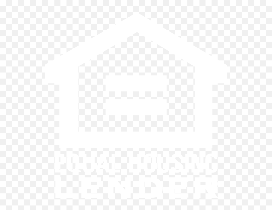 Equal Housing Lender Logo White - White Equal Housing Lender Logo Emoji,Equal Housing Opportunity Logo