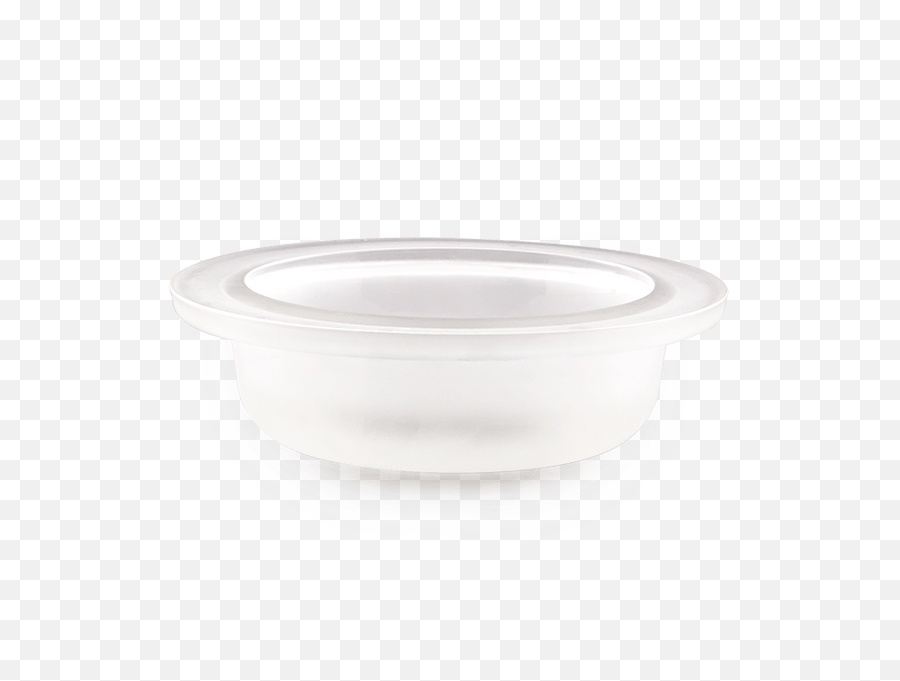 Medium Frosted Glass Dish With Logo - Serving Platters Emoji,Scentsy Logo