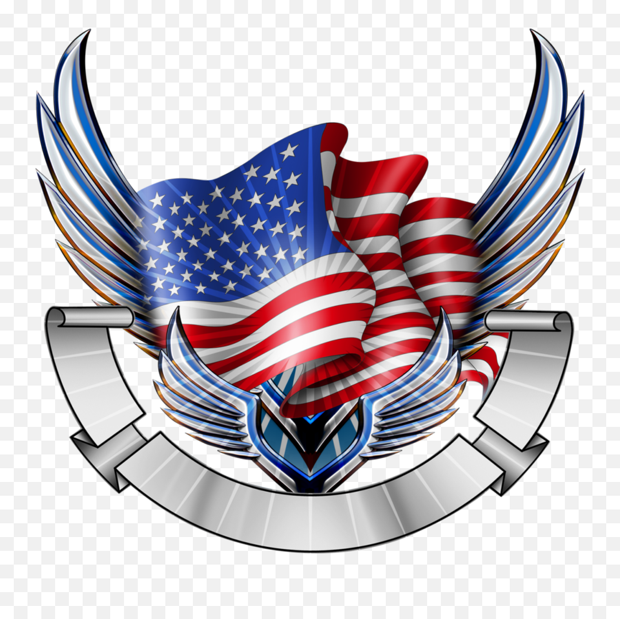 Eagle Logo Clip Art - Flag Of The United States Eagle American Flag Logos Png Emoji,United State Flag Clipart