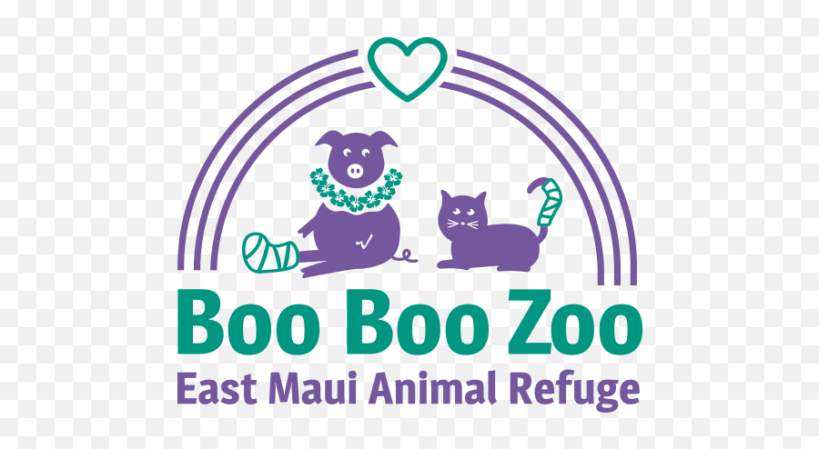 East Maui Animal Refuge Logo Design On Behance Emoji,Animal Logo Design
