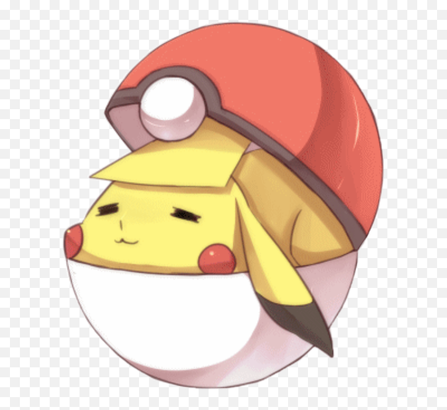 Pokeball Cute Transparent Png Image - Adorable Cute Drawing Pikachu Emoji,Pikachu Clipart