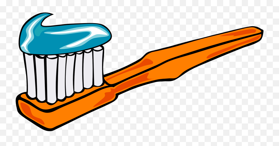 Tooth Brush Toothbrush Tooth Paste - Clip Art Of Brush Emoji,Brush Clipart