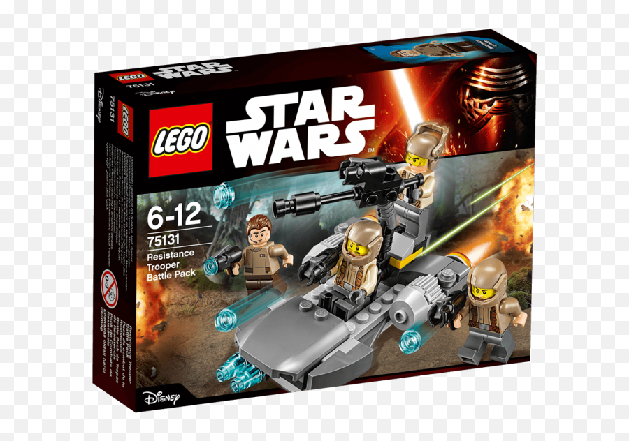 Lego Star Wars Resistance Trooper Battle Pack 2016 - Lego Star Wars Battle Pack 75131 Emoji,Star Wars Resistance Logo
