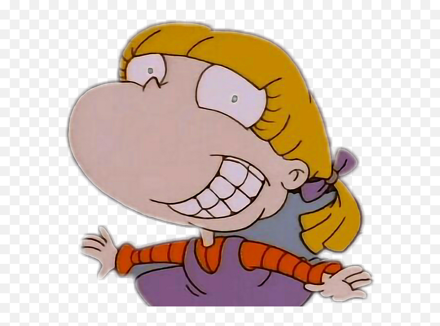 Angelica The Rugrats - Angelica Pickles Smile Transparent Emoji,Pickles Clipart