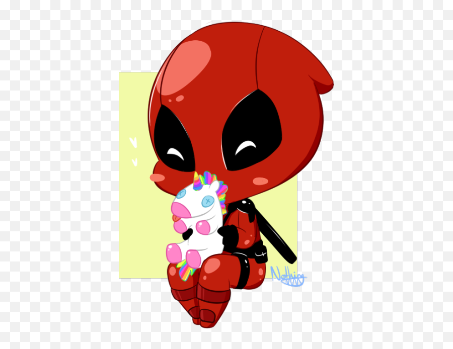 Deadpool Clip Art - Deadpoll Chibi Png Emoji,Deadpool Clipart