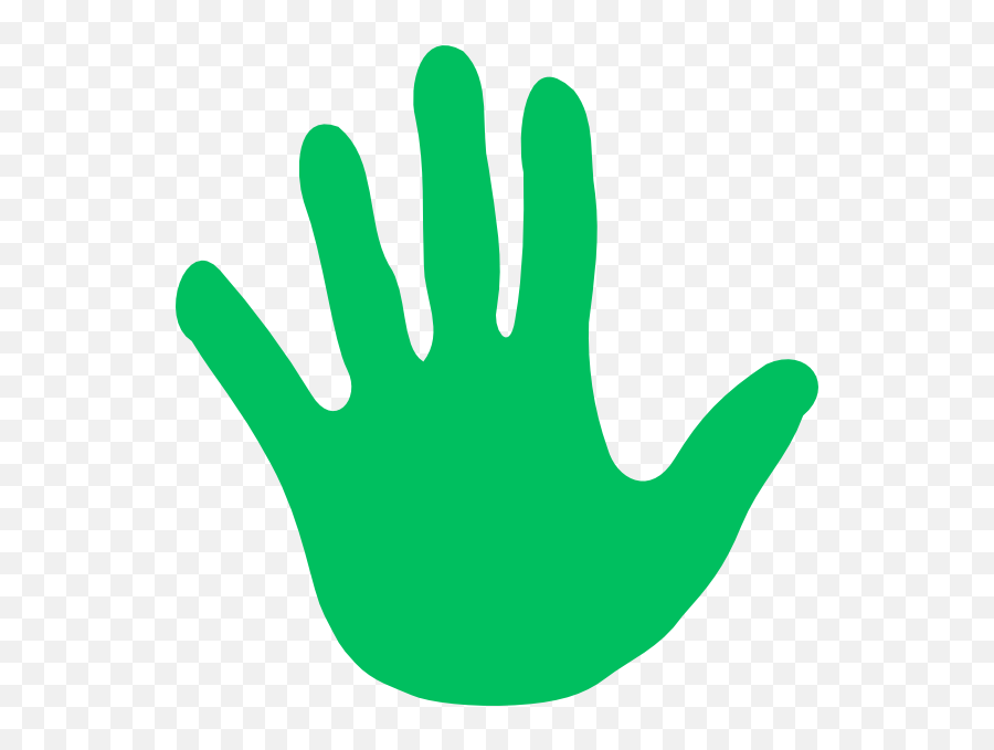 Hands - Various Colors Clip Art At Clkercom Vector Clip Green Color Hand Print Emoji,Hands Png