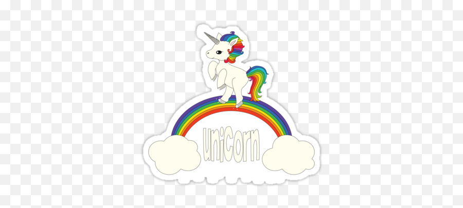 Cute Unicorn Standing On Clipart Panda - Free Clipart Images Mythical Creature Emoji,Unicorns Clipart