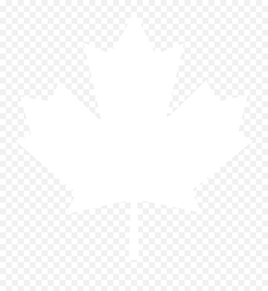 White Maple Lead Clip Art At Clker - White Canadian Flag Leaf Emoji,Maple Leaf Clipart Black And White