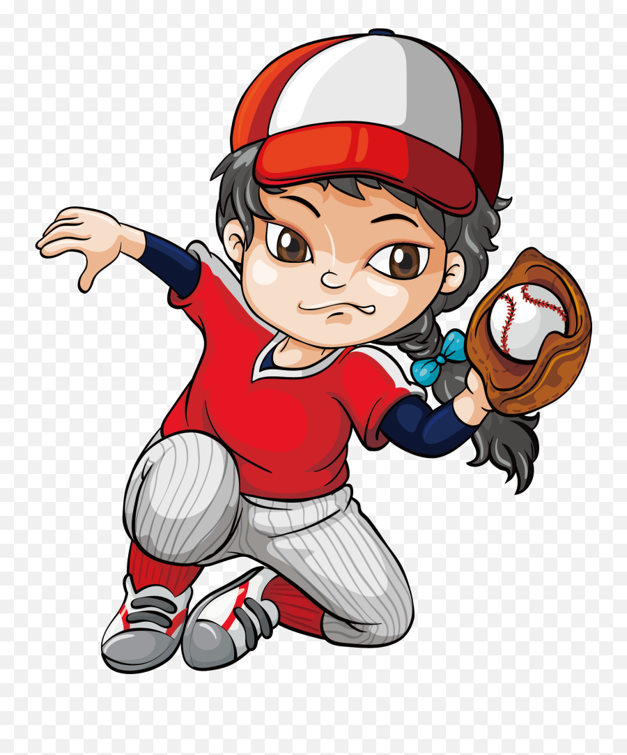Library Of Animated Baseball Picture - Cartoon Kids Baseball Clipart Emoji,Baseball Clipart