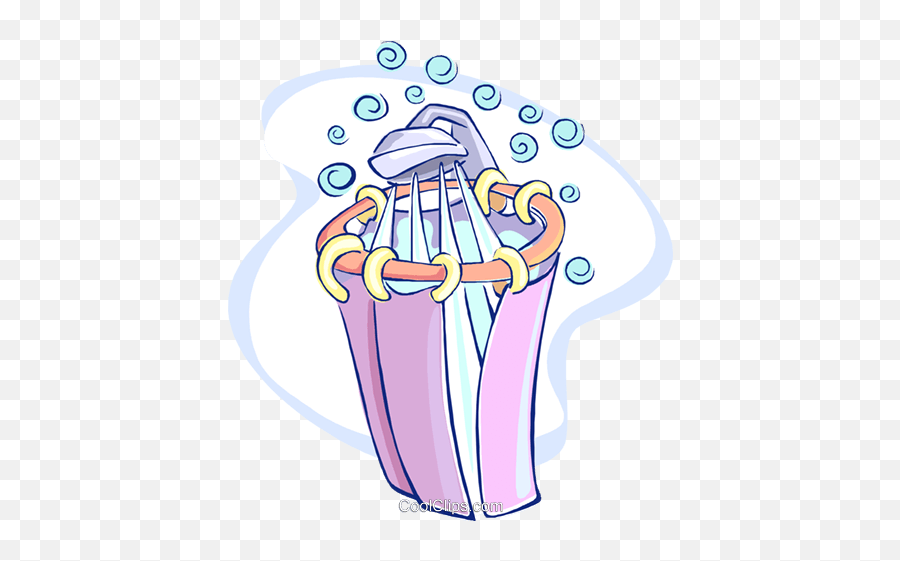 Hot Shower Royalty Free Vector Clip Art Illustration - Drawing Emoji,Shower Clipart