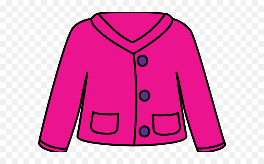 Picture - Clip Art Pink Coat Emoji,Jacket Clipart